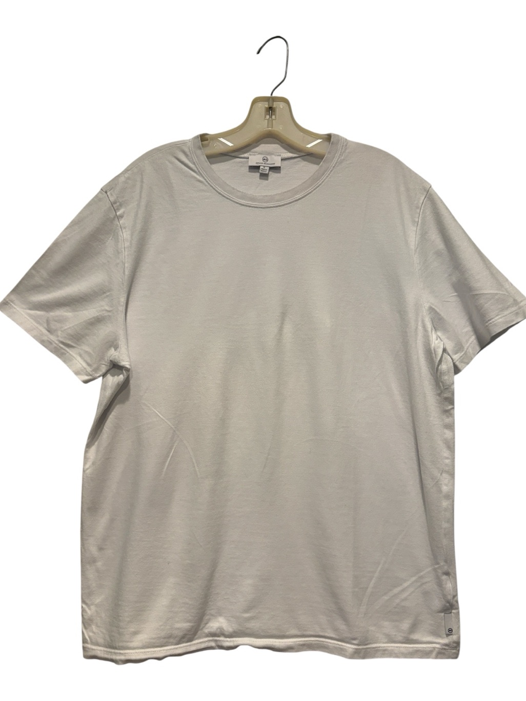 Ag Adriano Goldschmied - Crewneck T-Shirt. Size Large. White